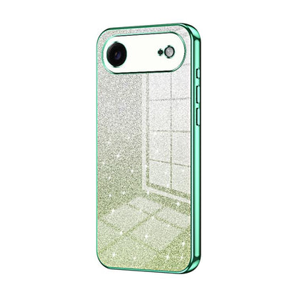 Gradient Glitter Powder Electroplated Phone Case