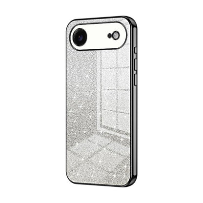 Gradient Glitter Powder Electroplated Phone Case