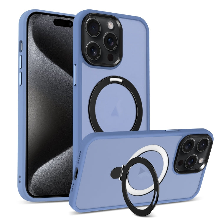 Skin-feel MagSafe Holder PC Hybrid TPU Phone Case