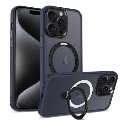 Skin-feel MagSafe Holder PC Hybrid TPU Phone Case