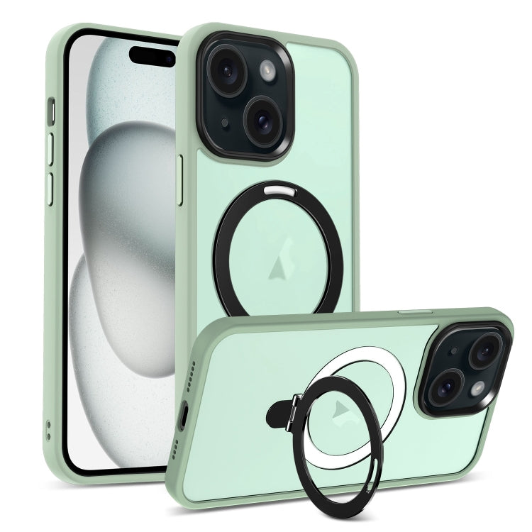 Skin-feel MagSafe Holder PC Hybrid TPU Phone Case