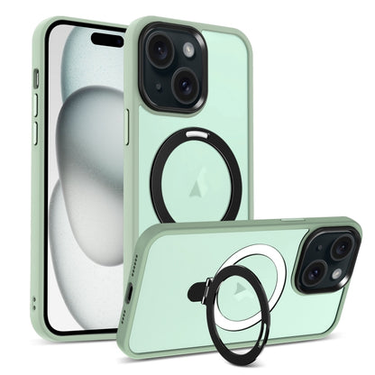 Skin-feel MagSafe Holder PC Hybrid TPU Phone Case