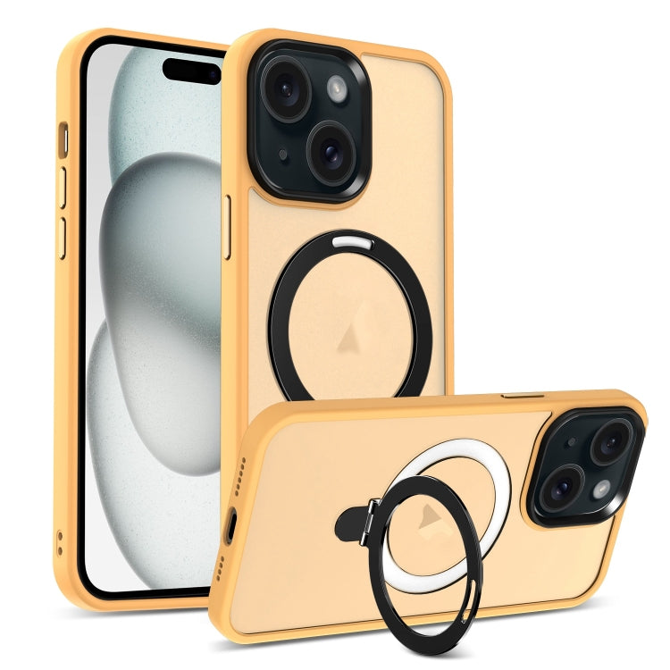 Skin-feel MagSafe Holder PC Hybrid TPU Phone Case