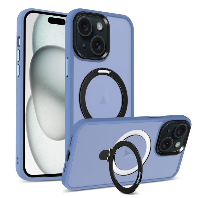 Skin-feel MagSafe Holder PC Hybrid TPU Phone Case