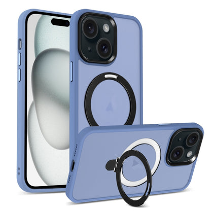 Skin-feel MagSafe Holder PC Hybrid TPU Phone Case