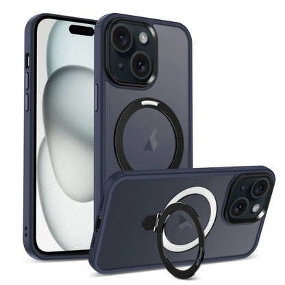 Skin-feel MagSafe Holder PC Hybrid TPU Phone Case