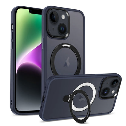 Skin-feel MagSafe Holder PC Hybrid TPU Phone Case