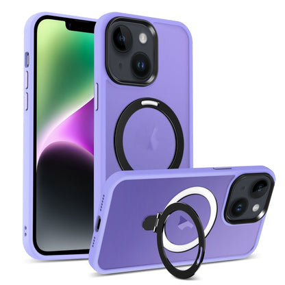 Skin-feel MagSafe Holder PC Hybrid TPU Phone Case