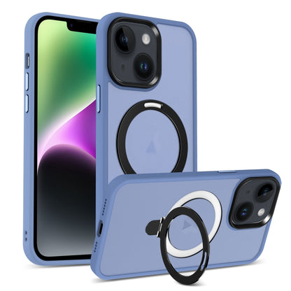 Skin-feel MagSafe Holder PC Hybrid TPU Phone Case