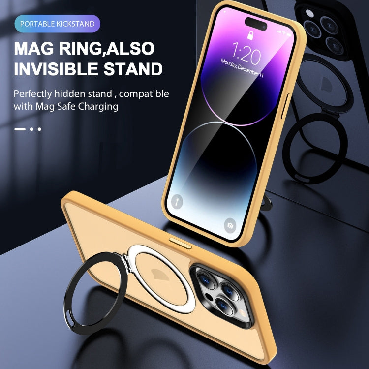 Skin-feel MagSafe Holder PC Hybrid TPU Phone Case