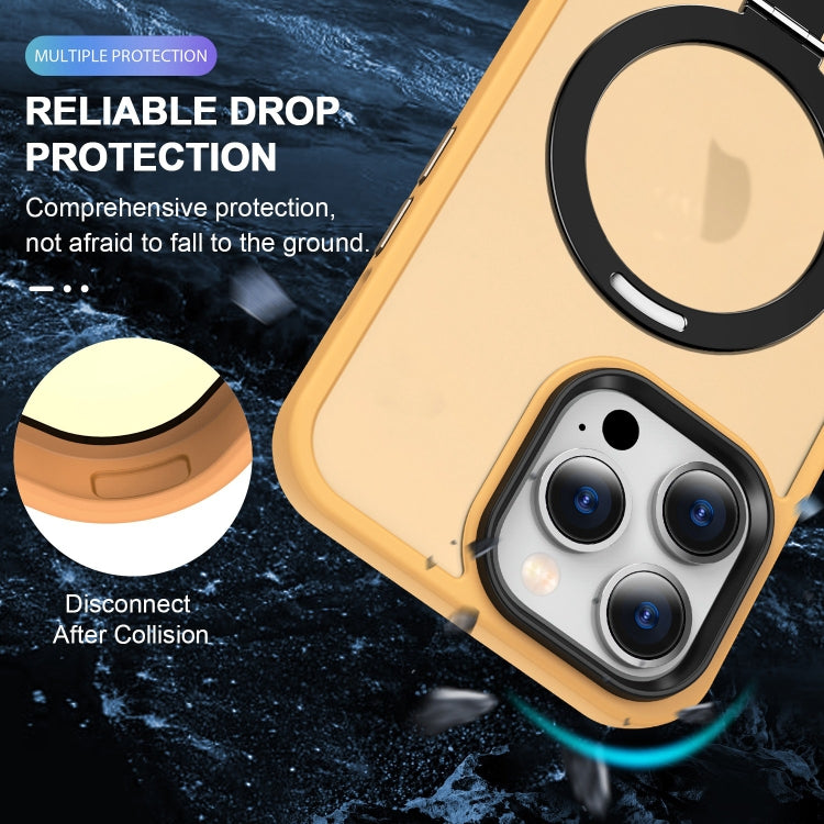 Skin-feel MagSafe Holder PC Hybrid TPU Phone Case