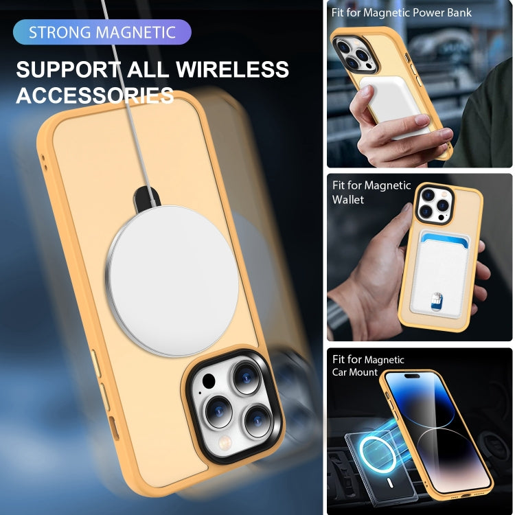 Skin-feel MagSafe Holder PC Hybrid TPU Phone Case