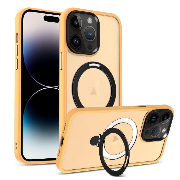 Skin-feel MagSafe Holder PC Hybrid TPU Phone Case