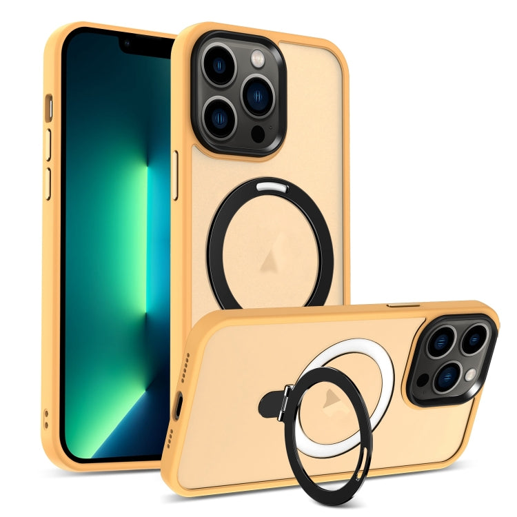 Skin-feel MagSafe Holder PC Hybrid TPU Phone Case