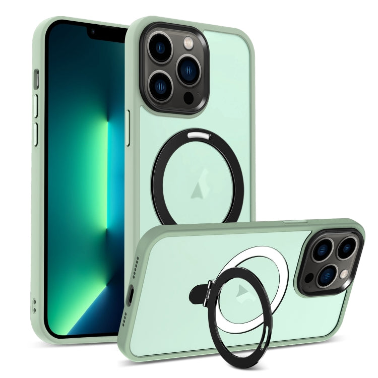 Skin-feel MagSafe Holder PC Hybrid TPU Phone Case