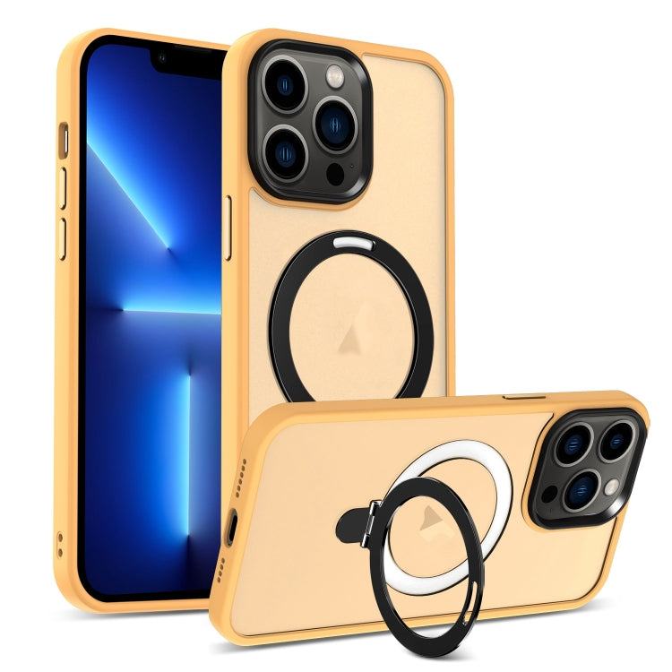 Skin-feel MagSafe Holder PC Hybrid TPU Phone Case