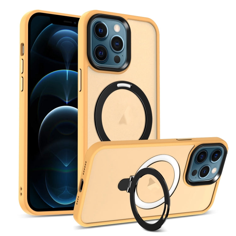 Skin-feel MagSafe Holder PC Hybrid TPU Phone Case