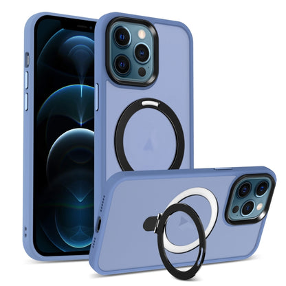 Skin-feel MagSafe Holder PC Hybrid TPU Phone Case