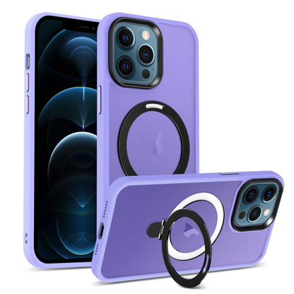 Skin-feel MagSafe Holder PC Hybrid TPU Phone Case