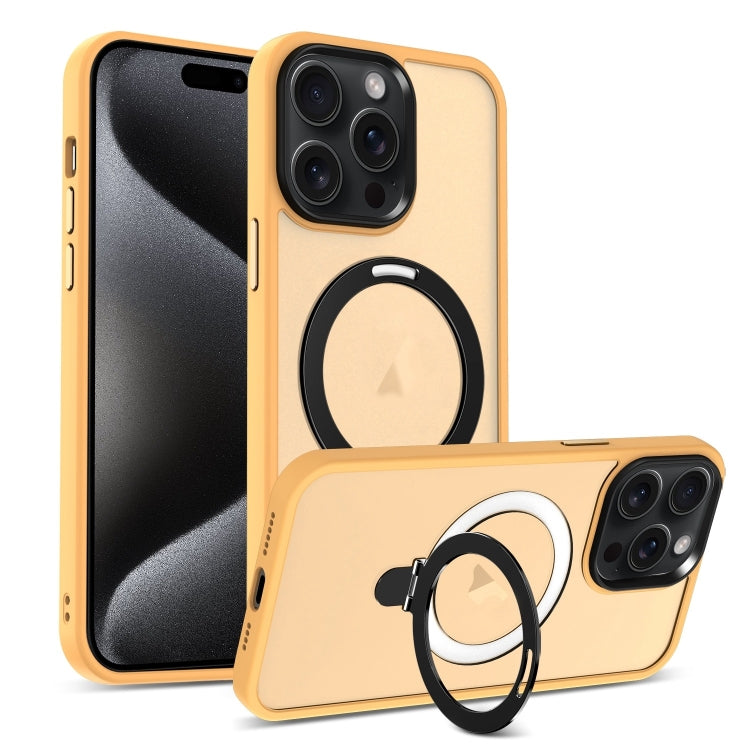 Skin-feel MagSafe Holder PC Hybrid TPU Phone Case