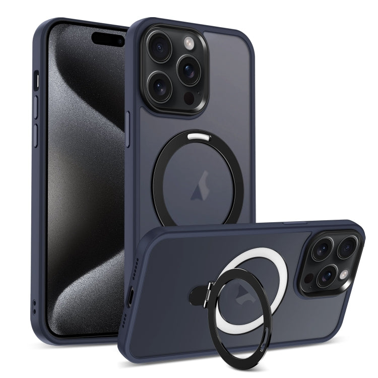 Skin-feel MagSafe Holder PC Hybrid TPU Phone Case