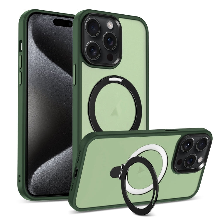 Skin-feel MagSafe Holder PC Hybrid TPU Phone Case