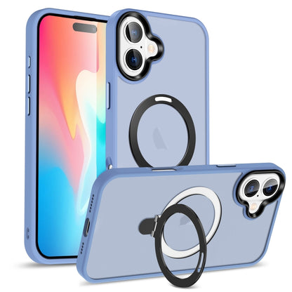 Skin-feel MagSafe Holder PC Hybrid TPU Phone Case