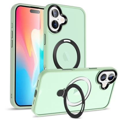 Skin-feel MagSafe Holder PC Hybrid TPU Phone Case