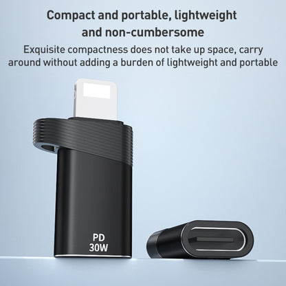 ADS-616B 8 Pin Male to USB-C/Type-C Female OTG Adapter, ADS-616B