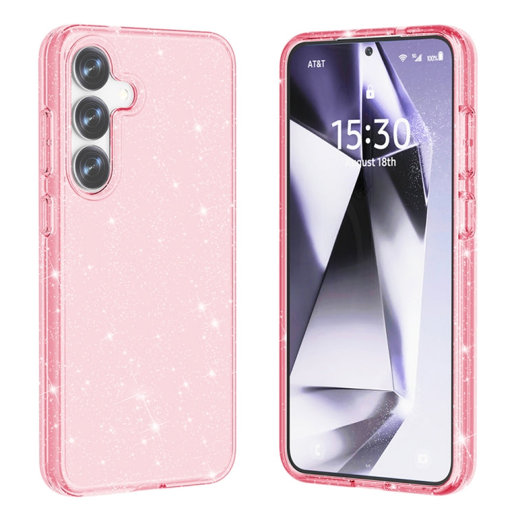 Shockproof Terminator Glitter Powder Phone Case, For Samsung Galaxy S25 5G�����������������������...