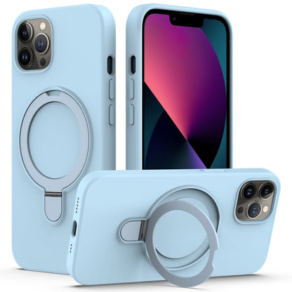 Liquid Silicone MagSafe Magnetic Phone Case with Ring Holder