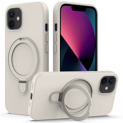 Liquid Silicone MagSafe Magnetic Phone Case with Ring Holder
