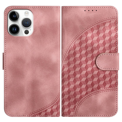 YX0060 Elephant Head Embossed Phone Leather Case with Lanyard