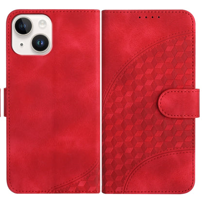 YX0060 Elephant Head Embossed Phone Leather Case with Lanyard