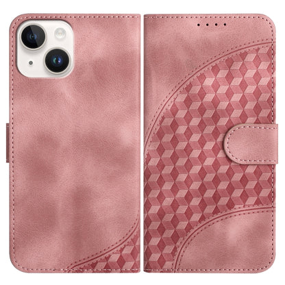 YX0060 Elephant Head Embossed Phone Leather Case with Lanyard