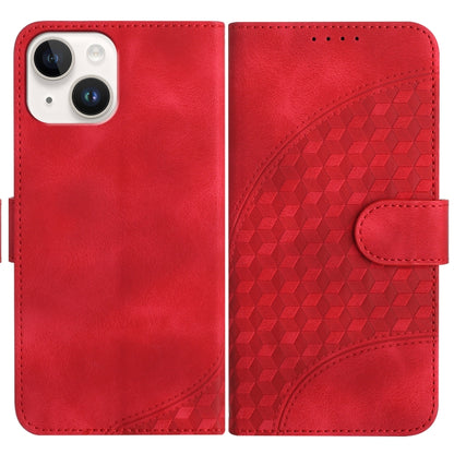YX0060 Elephant Head Embossed Phone Leather Case with Lanyard