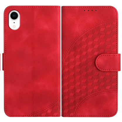 YX0060 Elephant Head Embossed Phone Leather Case with Lanyard