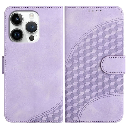 YX0060 Elephant Head Embossed Phone Leather Case with Lanyard