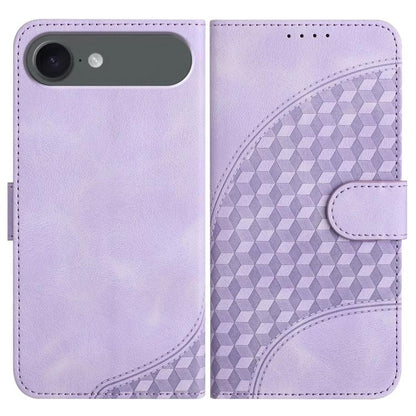 YX0060 Elephant Head Embossed Phone Leather Case with Lanyard