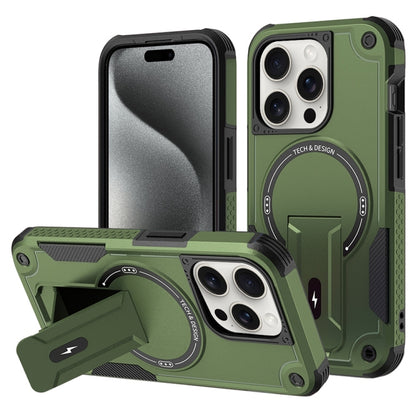 Armor Magsafe Holder PC Hybrid TPU Phone Case