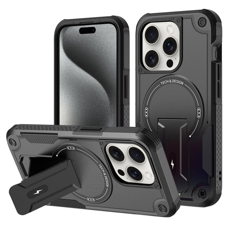 Armor Magsafe Holder PC Hybrid TPU Phone Case