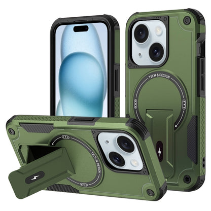 Armor Magsafe Holder PC Hybrid TPU Phone Case