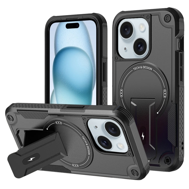 Armor Magsafe Holder PC Hybrid TPU Phone Case