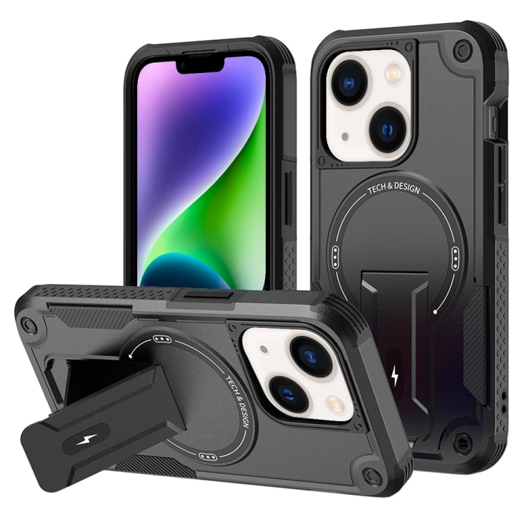 Armor Magsafe Holder PC Hybrid TPU Phone Case