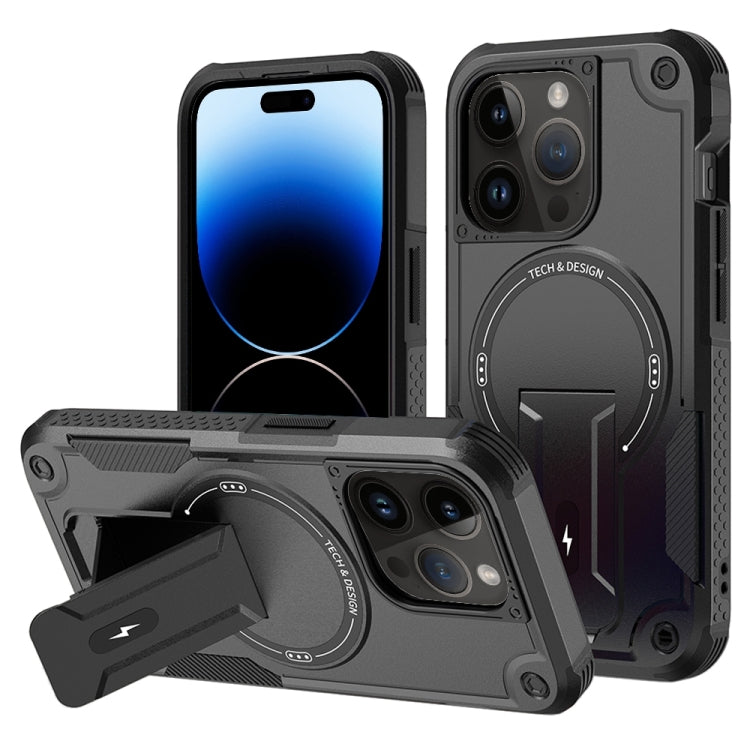 Armor Magsafe Holder PC Hybrid TPU Phone Case