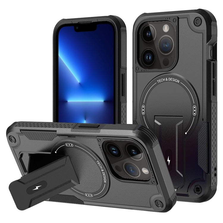 Armor Magsafe Holder PC Hybrid TPU Phone Case
