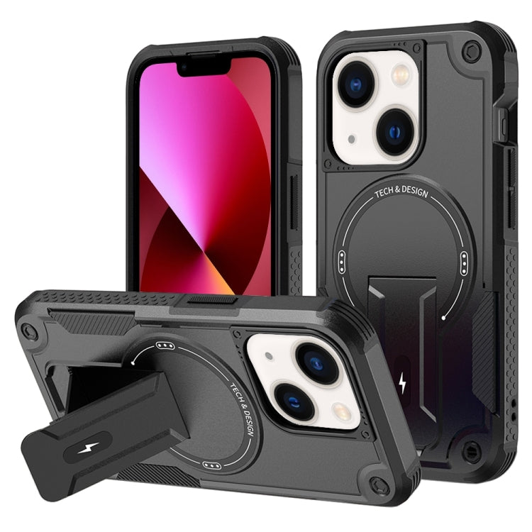 Armor Magsafe Holder PC Hybrid TPU Phone Case
