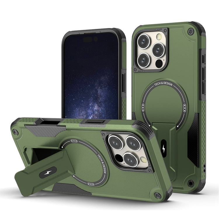 Armor Magsafe Holder PC Hybrid TPU Phone Case