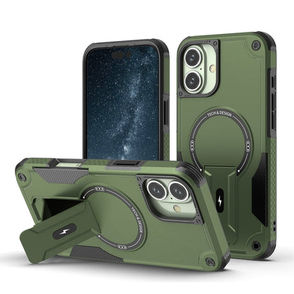 Armor Magsafe Holder PC Hybrid TPU Phone Case