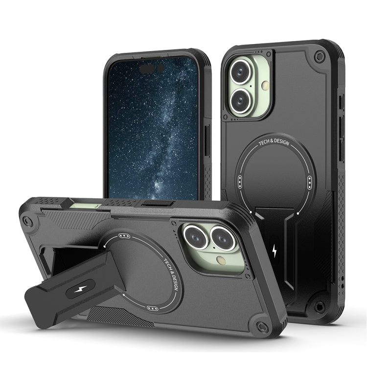 Armor Magsafe Holder PC Hybrid TPU Phone Case